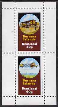 Bernera 1983 Early Aircraft perf set of 2 values (40p & 60p) unmounted mint, stamps on , stamps on  stamps on aviation