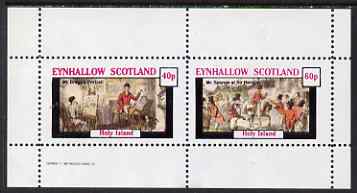 Eynhallow 1982 Sporting Traditions (Mr Bragg & Mr Sponge) perf set of 2 values unmounted mint, stamps on , stamps on  stamps on sport, stamps on  stamps on horses