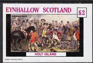 Eynhallow 1982 Sporting Traditions (Puffington's Hounds) imperf deluxe sheet (Â£2 value) unmounted mint, stamps on , stamps on  stamps on sport, stamps on  stamps on horses, stamps on  stamps on dogs