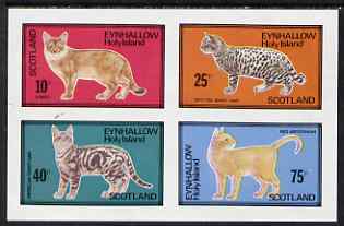 Eynhallow 1983 Domestic Cats perf set of 4 values unmounted mint, stamps on , stamps on  stamps on cats