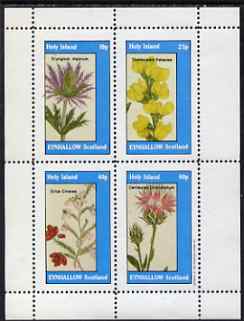 Eynhallow 1983 Flowers #33 perf set of 4 values unmounted mint, stamps on , stamps on  stamps on flowers