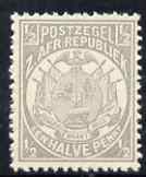 Transvaal 1885-93 General Issue 1/2d grey Perf 12.5 unmounted mint, SG 175, stamps on , stamps on  qv , stamps on 