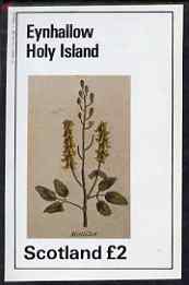 Eynhallow 1982 Herb Mellilot imperf deluxe sheet (£2 value) unmounted mint, stamps on flowers, stamps on plants, stamps on medicinal, stamps on medical