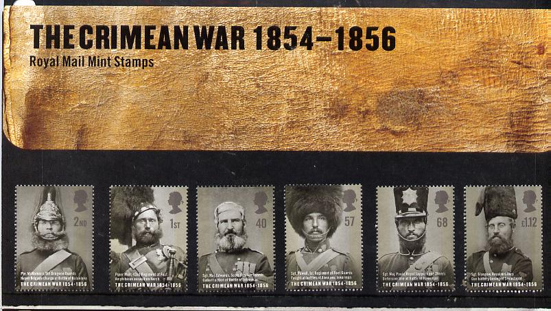 Great Britain 2004 The Crimean War perf set of 6 in official presentation pack unmounted mint SG 2489-94, stamps on battles, stamps on medals, stamps on militaria, stamps on bagpipes, stamps on scots, stamps on scotland