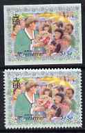 Montserrat 1998 Diana Princess of Wales $1.50 imperf single plus matched normal, both unmounted mint as SG 1110, stamps on , stamps on  stamps on royalty, stamps on  stamps on diana, stamps on  stamps on 