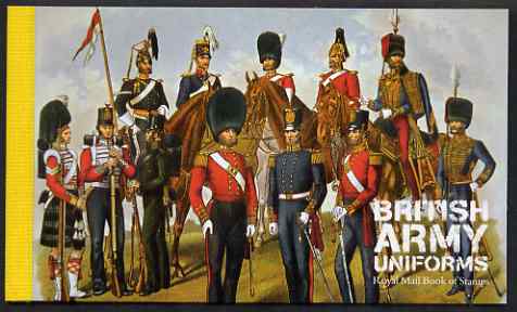 Booklet - Great Britain 2007 British Army Uniforms £7.66 Prestige booklet complete and very fine, SG DX40, stamps on , stamps on  stamps on militaria, stamps on  stamps on uniforms