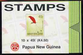 Booklet - Papua New Guinea 1993 Birds of Paradise 4k 50 booklet, complete and pristine, SG SB7