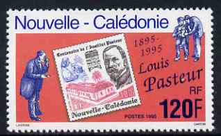 New Caledonia 1995 Death Centenary of Louis Pasteur (Chemist) unmounted mint, SG 1030, stamps on stamp on stamp, stamps on personalities, stamps on medical, stamps on science & technology, stamps on stamponstamp