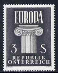 Austria 1960 Europa 3s unmounted mint, SG 1359, stamps on europa