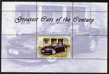 Angola 2000 Greatest Cars of the Century - Aston Martin perf s/sheet unmounted mint. Note this item is privately produced and is offered purely on its thematic appeal, stamps on , stamps on  stamps on millennium, stamps on  stamps on cars, stamps on  stamps on aston martin, stamps on  stamps on 