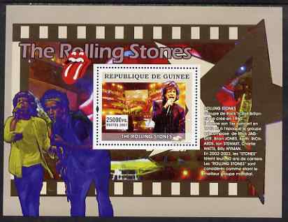 Guinea - Conakry 2007 Male Music Stars (Rolling Stones) perf souvenir sheet unmounted mint, stamps on music, stamps on personalities, stamps on rolling stones