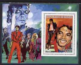 Guinea - Conakry 1986 Michael Jackson 500f perf m/sheet unmounted mint as SG 1266, stamps on , stamps on  stamps on personalities, stamps on  stamps on music, stamps on  stamps on pops