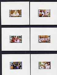 Togo 1971Togolese Religions imperf set of 6 individual deluxe sheets, unmounted mint as SG 827-32, stamps on , stamps on  stamps on religion
