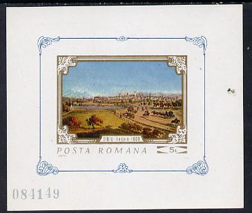 Rumania 1970 Paintings from Bruckenthal Museum imperf m/sheet unmounted mint, SG MS3785, Mi BL 79, stamps on arts, stamps on museums