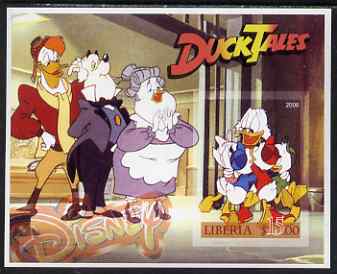 Liberia 2006 Walt Disney - Duck Tales (Donald Duck) imperf m/sheet unmounted mint, stamps on disney, stamps on films, stamps on children, stamps on movies, stamps on 