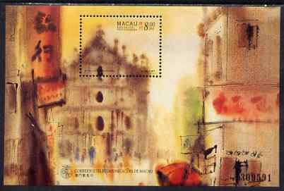 Macao 1997 Paintings by Kwok perf m/sheet unmounted mint SG MS978