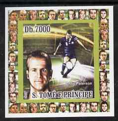 St Thomas & Prince Islands 2007 Rugby - Chris Paterson individual imperf deluxe sheet unmounted mint. Note this item is privately produced and is offered purely on its th..., stamps on sport, stamps on rugby, stamps on personalities, stamps on scots, stamps on scotland