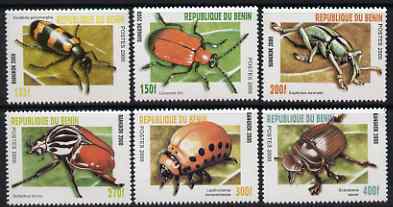 Benin 2000 Insects perf set of 6 unmounted mint. Note this item is privately produced and is offered purely on its thematic appeal, stamps on , stamps on  stamps on insects