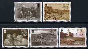 Isle of Man 1991 Manx Photography set of 5 unmounted mint, SG 464-68, stamps on , stamps on  stamps on photography, stamps on  stamps on birds, stamps on  stamps on 