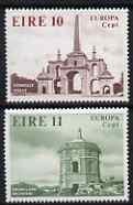 Ireland 1978 Europa Architecture set of 2 unmounted mint, SG 436-37, stamps on europa, stamps on architecture