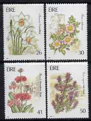 Ireland 1990 Garden Flowers set of 4 unmounted mint, SG 781-84, stamps on , stamps on  stamps on flowers, stamps on  stamps on daffodil