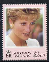 Solomon Islands 1998 Diana, Princess of Wales commemoration $2 unmounted mint, SG 907, stamps on , stamps on  stamps on royalty, stamps on  stamps on diana