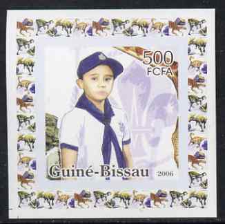 Guinea - Bissau 2006 Scouts & Minerals #3 individual imperf deluxe sheet unmounted mint. Note this item is privately produced and is offered purely on its thematic appeal, stamps on scouts, stamps on minerals