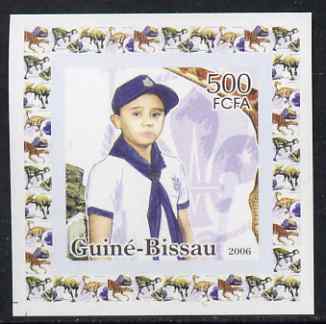 Guinea - Bissau 2006 Scouts & Minerals #3 individual imperf deluxe sheet unmounted mint. Note this item is privately produced and is offered purely on its thematic appeal, stamps on , stamps on  stamps on scouts, stamps on  stamps on minerals