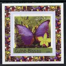 Guinea - Bissau 2004 Butterflies #5 individual imperf deluxe sheet unmounted mint. Note this item is privately produced and is offered purely on its thematic appeal, stamps on butterflies