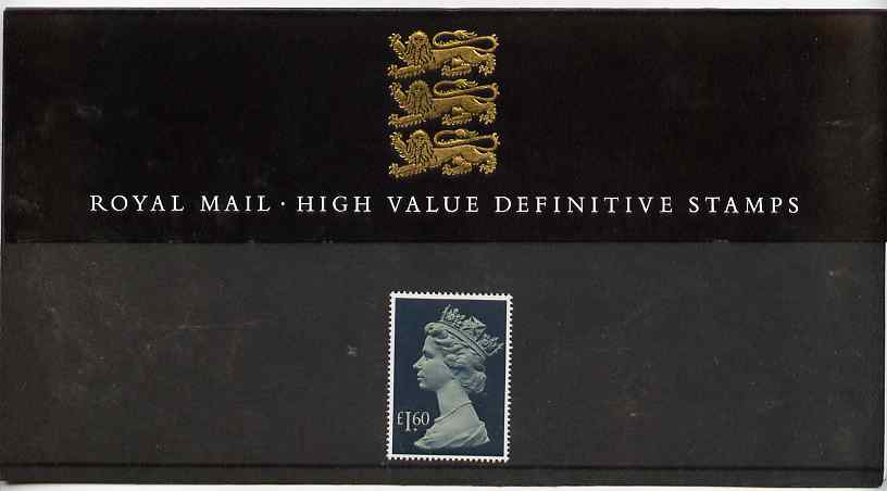 Great Britain 1971 Machin High Value definitive Presentation Pack No.14 (\A31.60) complete and fine, stamps on 