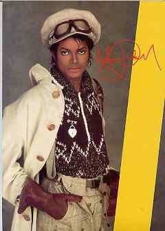 St Vincent 1985 Presentation Folder depicting Michael Jackson as used by St Vincent Philatelic Bureau for protecting orders & publicity, unfolded and scarce thus, overall..., stamps on personalities, stamps on pops, stamps on rock