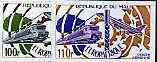 Mali 1974 Europafrique set of 2 (Electric Train & Boeing 707) imperf from limited printing unmounted mint, as SG 470-71*, stamps on aviation    railways