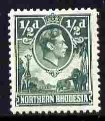 Northern Rhodesia 1938-52 KG6 1/2d green unmounted mint, SG 25, stamps on , stamps on  stamps on , stamps on  stamps on  kg6 , stamps on  stamps on 