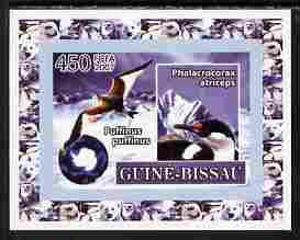 Guinea - Bissau 2007 International Polar Year - Birds #1 imperf individual deluxe sheet unmounted mint. Note this item is privately produced and is offered purely on its thematic appeal, stamps on , stamps on  stamps on polar, stamps on  stamps on birds, stamps on  stamps on 