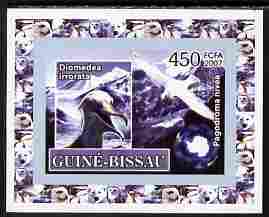 Guinea - Bissau 2007 International Polar Year - Birds #3 imperf individual deluxe sheet unmounted mint. Note this item is privately produced and is offered purely on its ..., stamps on polar, stamps on birds, stamps on 