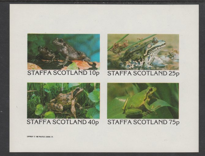 GB 1970s 3p & 3.5p testing labels in blocks of 4 u/m, stamps on 