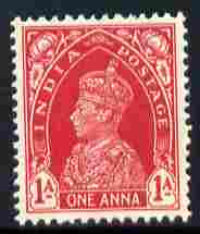 India 1937-40 KG6 1a carmine unmounted mint SG 250, stamps on , stamps on  stamps on , stamps on  stamps on  kg6 , stamps on  stamps on 
