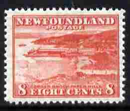 Newfoundland 1941-44 KG6 Paper Mills 8c unmounted mint SG 282, stamps on paper, stamps on  kg6 , stamps on 