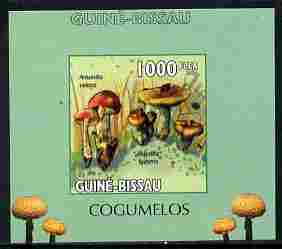 Guinea - Bissau 2010 Mushrooms #1 individual imperf deluxe sheet unmounted mint. Note this item is privately produced and is offered purely on its thematic appeal