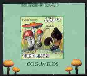 Guinea - Bissau 2010 Mushrooms #4 individual imperf deluxe sheet unmounted mint. Note this item is privately produced and is offered purely on its thematic appeal, stamps on fungi