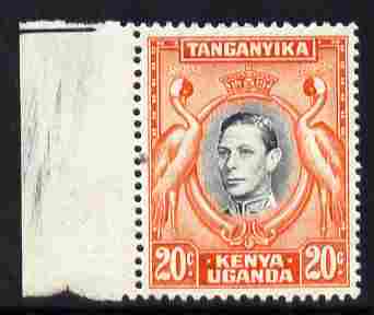 Kenya, Uganda & Tanganyika 1938-54 KG6 Crowned Cranes 20c P13.25 x 13.75 unmounted mint SG139b, stamps on birds, stamps on  kg6 , stamps on 