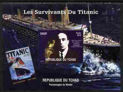 Chad 2010 Survivors of the Titanic perf s/sheet unmounted mint. Note this item is privately produced and is offered purely on its thematic appeal. , stamps on , stamps on  stamps on ships, stamps on  stamps on disasters, stamps on  stamps on titanic