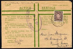 Australia 1944 OAS envelope to Sydney, RAAF Censor, stamps on 