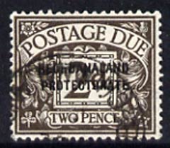 Bechuanaland 1926 Postage Dues 2d used, SG D3 cat \A385, stamps on 