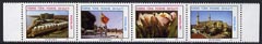 Cyprus - Turkish Cypriot Posts 1981 perf set of 4 unissued undenominated pictorial essays #1 designed by H Ulucam and printed by Tezel Offset on unwatermarked paper unmou..., stamps on 