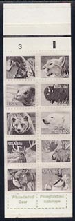 United States 1981 Wildlife booklet complete and very fine, SG SB 110, stamps on , stamps on  stamps on booklet - united states 1981 wildlife booklet complete and very fine, stamps on  stamps on  sg sb 110