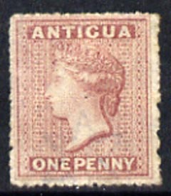 Antigua 1863 QV 1d dull rose mounted mint, SG6, stamps on , stamps on  stamps on , stamps on  stamps on  qv , stamps on  stamps on 