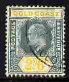 Gold Coast 1904-06 KE7 MCA 2s6d very fine cds cancel SG 57, stamps on , stamps on  ke7 , stamps on 