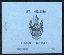 St Helena 1984 Â£1.04 booklet complete stapled at right, SG SB5, stamps on xxx