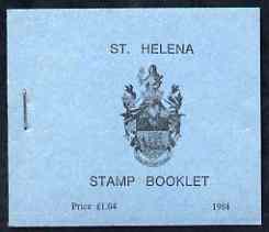 St Helena 1984 £1.04 booklet complete stapled at right, SG SB5, stamps on xxx